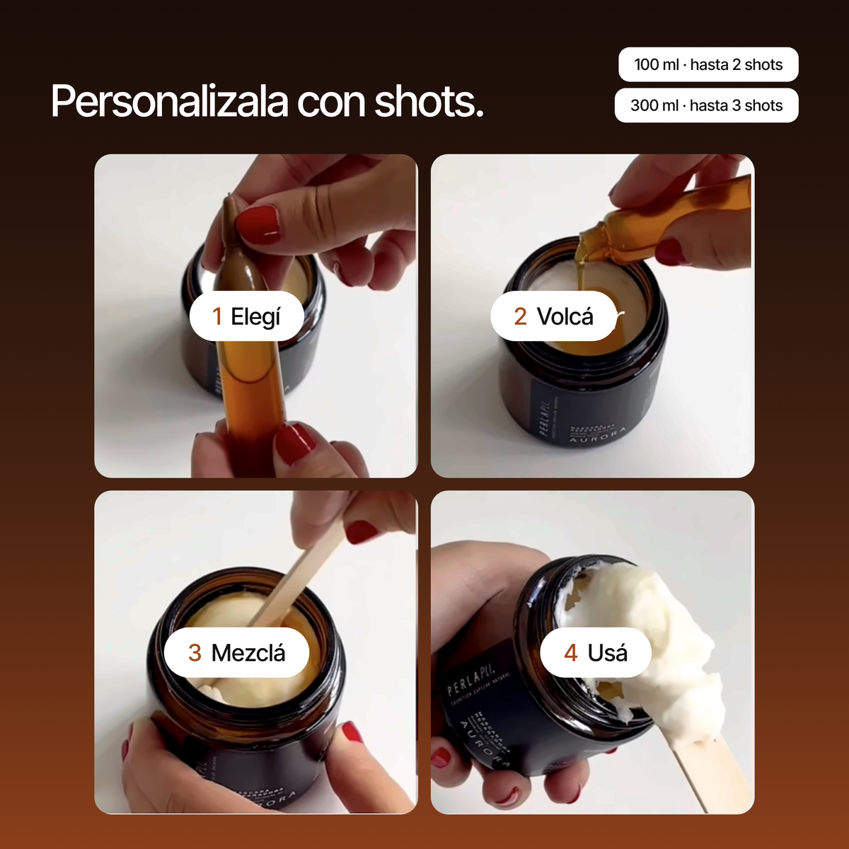 AURORA máscara reparadora [100 o 300ml]